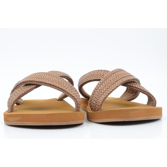 Volcom Women's 8.5 Double Cross Strap Slip On Slide Beach Sandal Surfing Outdoor - Picture 5 of 6